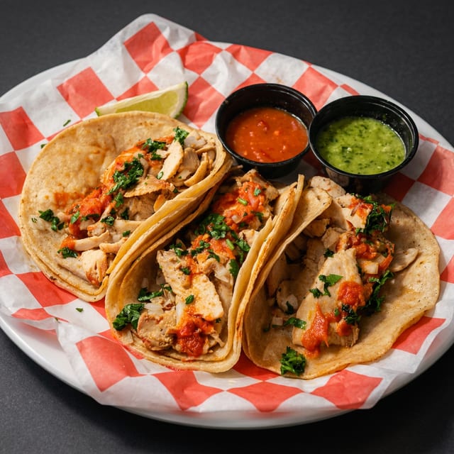 Chicken Shawarma Taco.