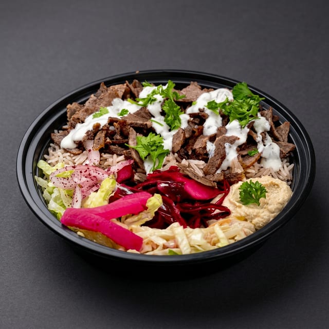 Beef Shawarma Bowl.