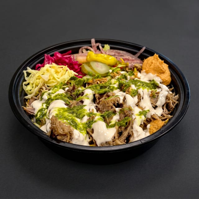 Lamb over Rice Platter.